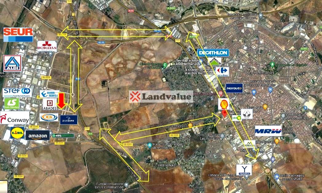 Industrial land for sale in Dos Hermanas