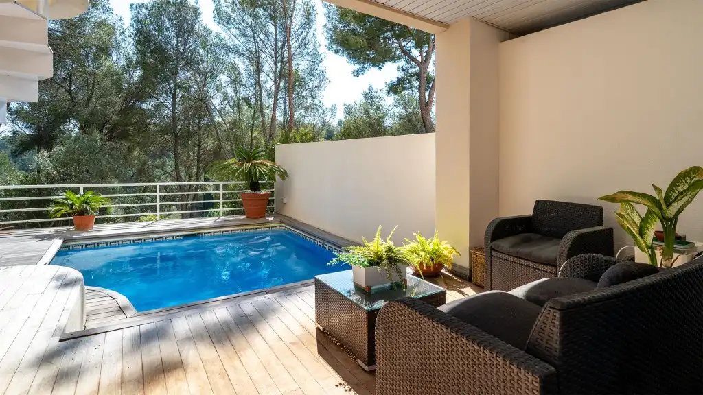Piscina de Dúplex en venda en Calvià amb Aire condicionat, Terrassa i Traster