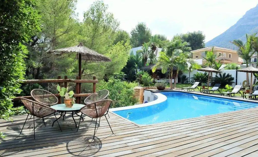 Garden of Houses for sale in Dénia  with Air Conditioner, Heating and Private garden