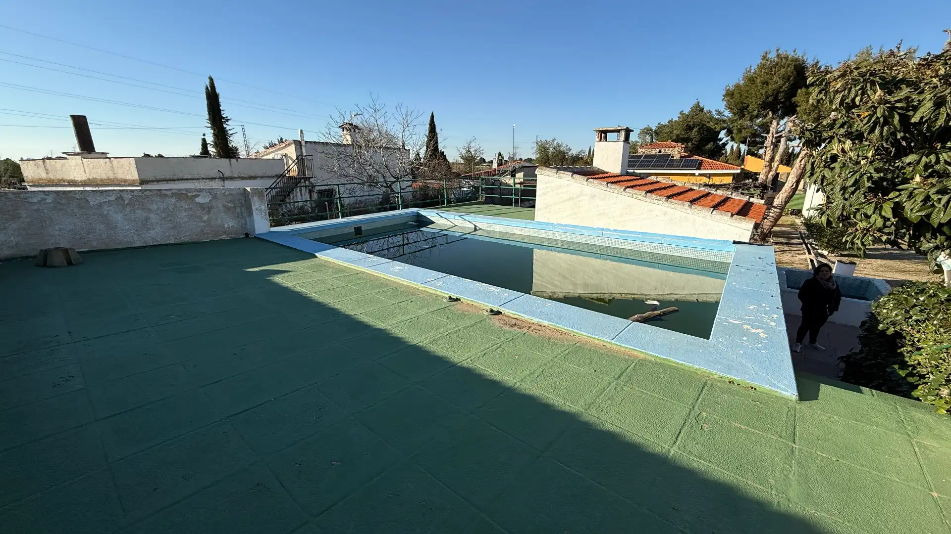Piscina de Casa o xalet en venda en Barrax amb Calefacció, Piscina i Moblat