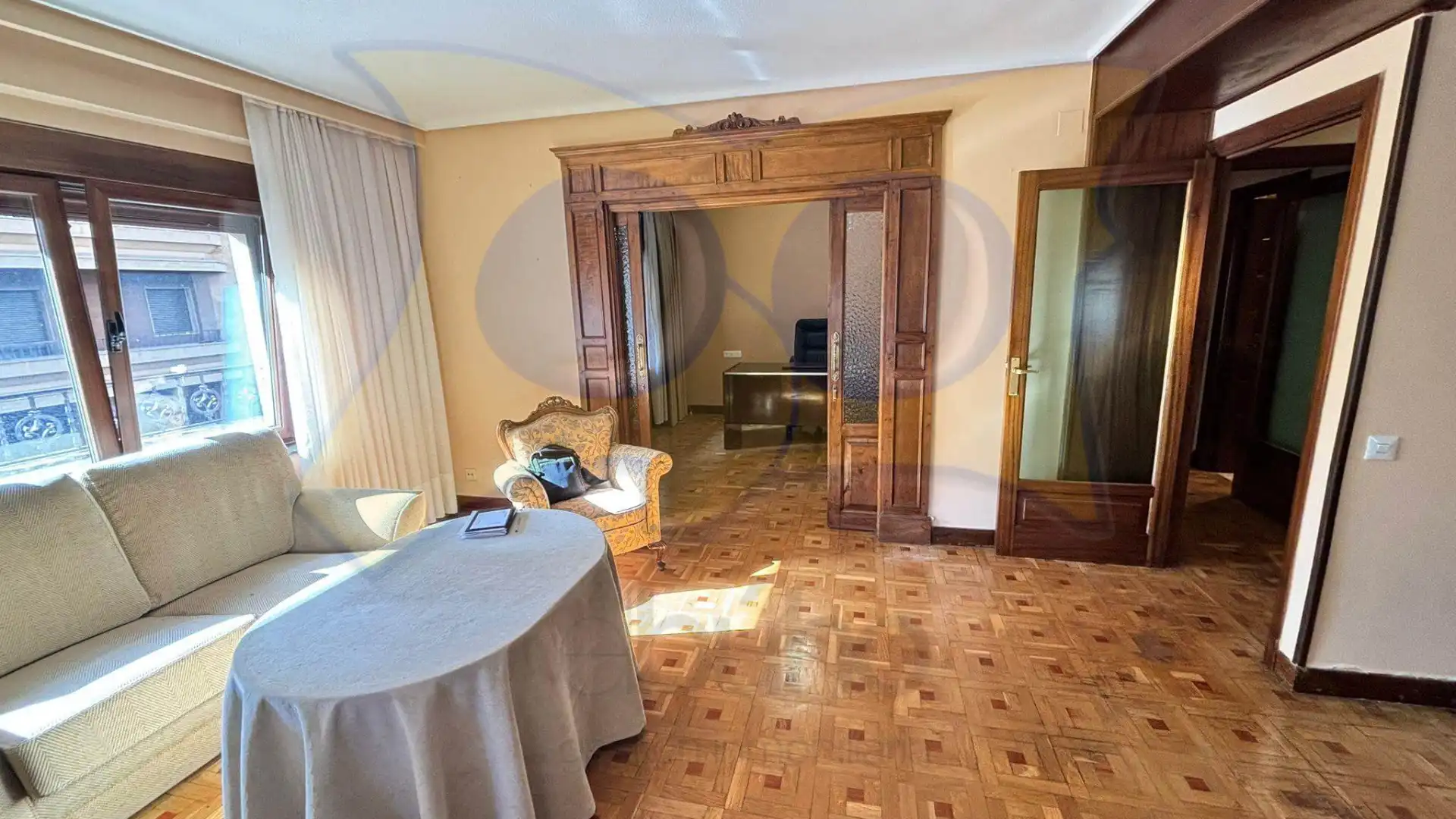 Sala de estar de Piso de alquiler en Salamanca con Calefacción, Parquet y Terraza