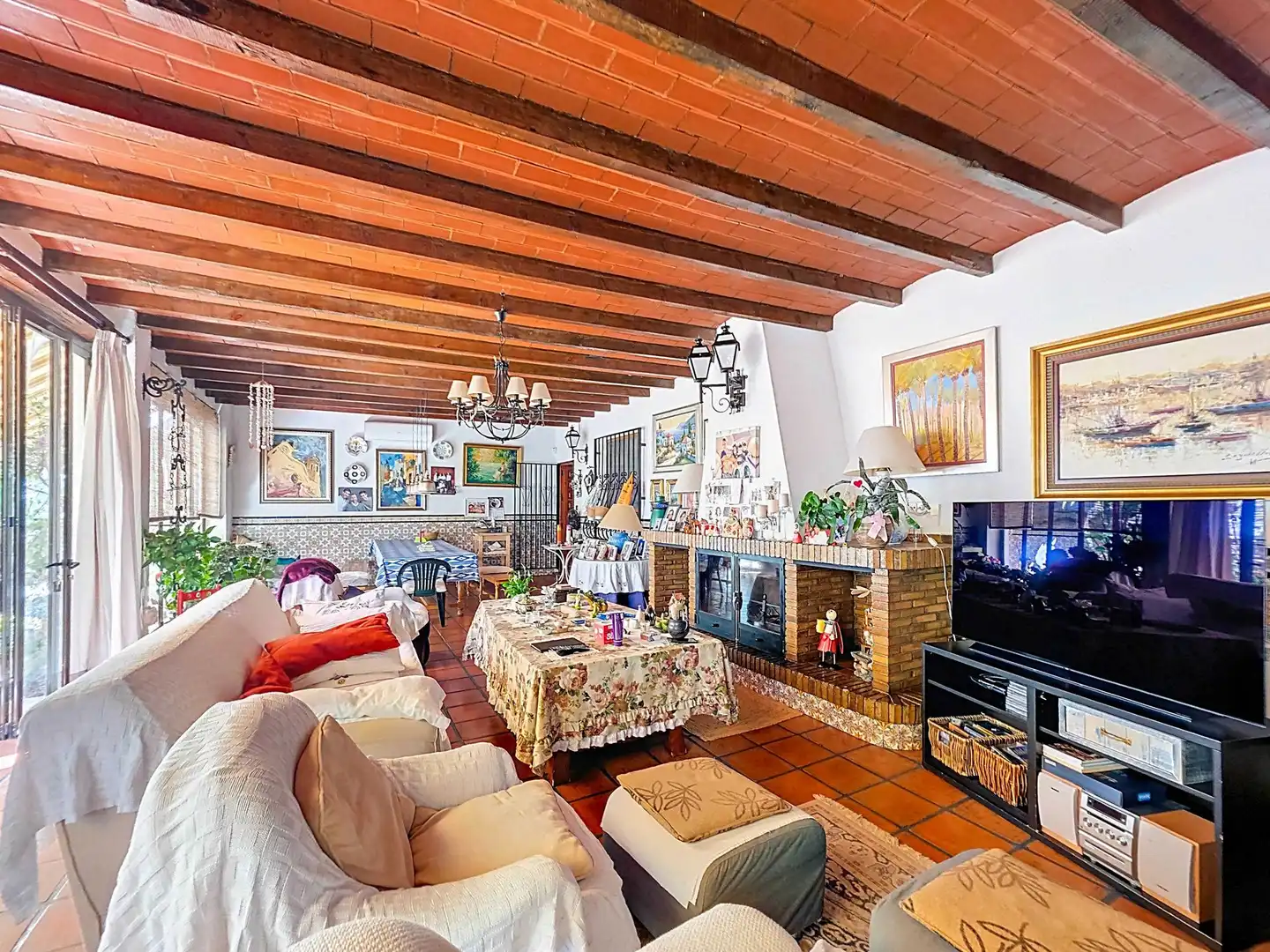 Sala d'estar de Casa o xalet en venda en Petrer