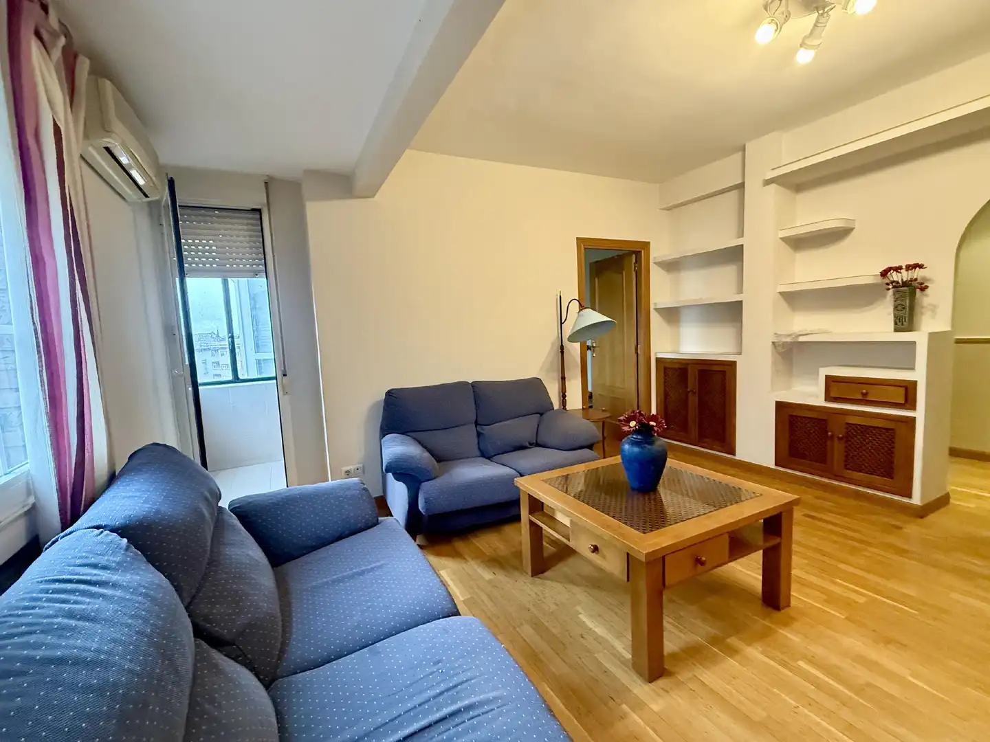 Sala de estar de Piso en venta en Plasencia con Aire acondicionado, Calefacción y Parquet