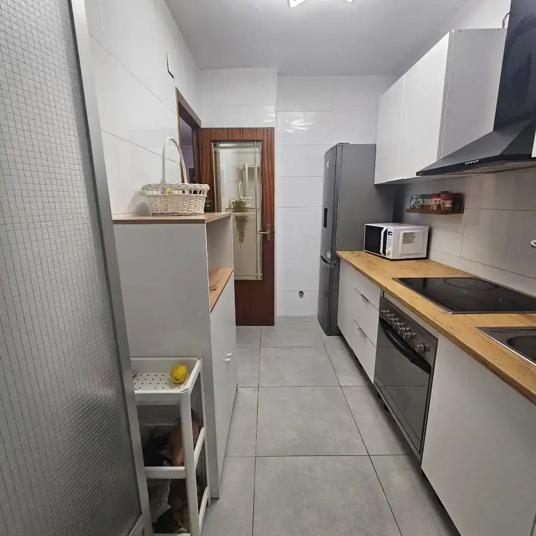 Kitchen of Flat for sale in Elda  with Air Conditioner, Storage room and Furnished
