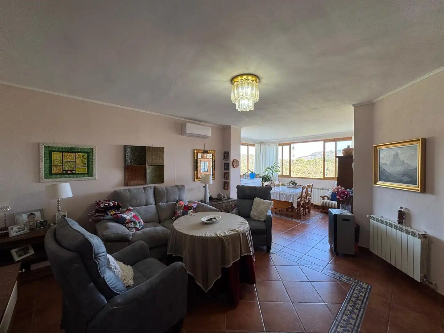 Sala de estar de Casa o chalet en venta en Ardales con Jardín privado y Terraza