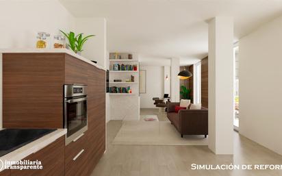 Kitchen of Flat for sale in  Madrid Capital  with Air Conditioner and Balcony