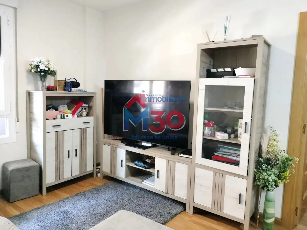 Wohnzimmer von Wohnung zum Verkauf in Miranda de Ebro mit Heizung, Parkett und Terrasse