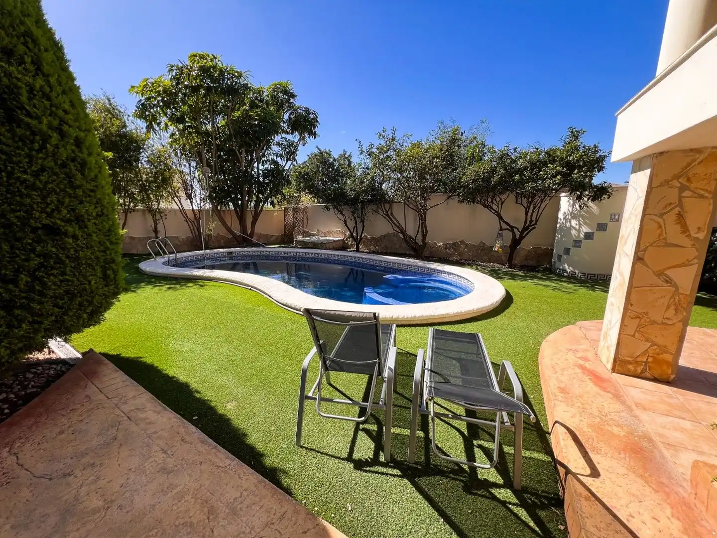 Swimming pool of Houses for sale in Rojales  with Air Conditioner, Heating and Private garden