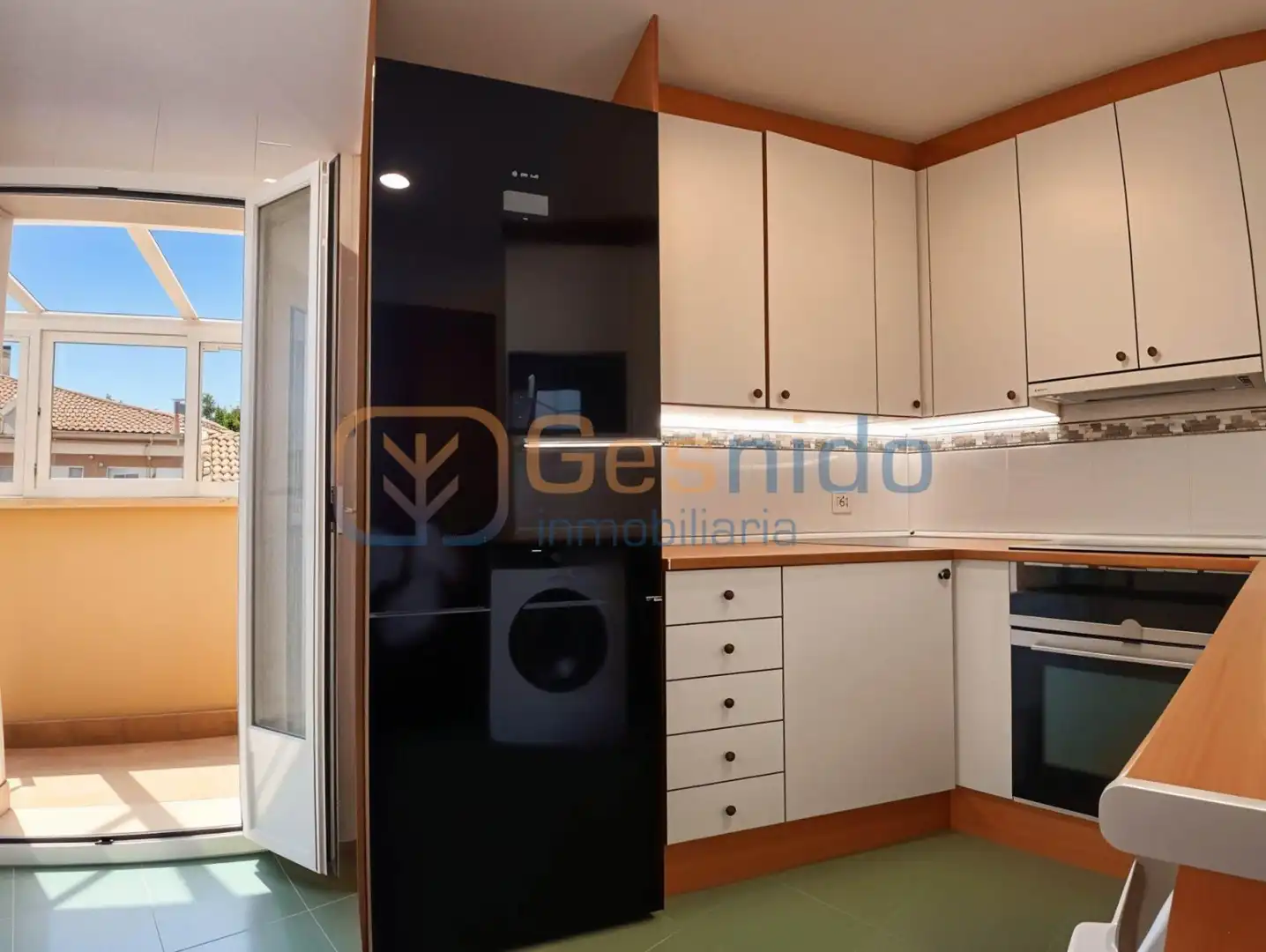 Küche von Wohnung zum Verkauf in Espirdo mit Heizung, Parkett und Terrasse