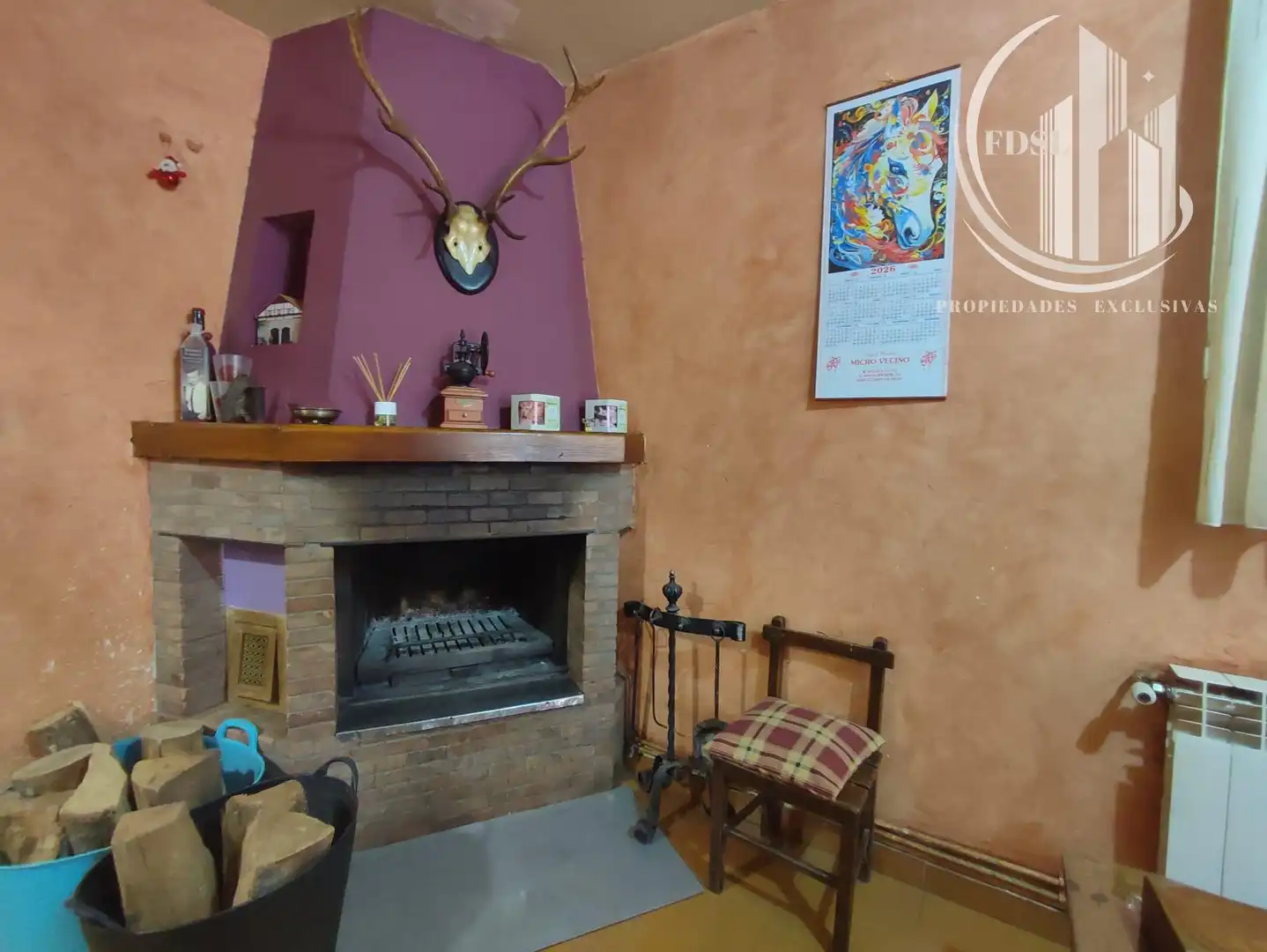 Sala de estar de Casa adosada en venta en Ojacastro con Terraza, Trastero y Amueblado