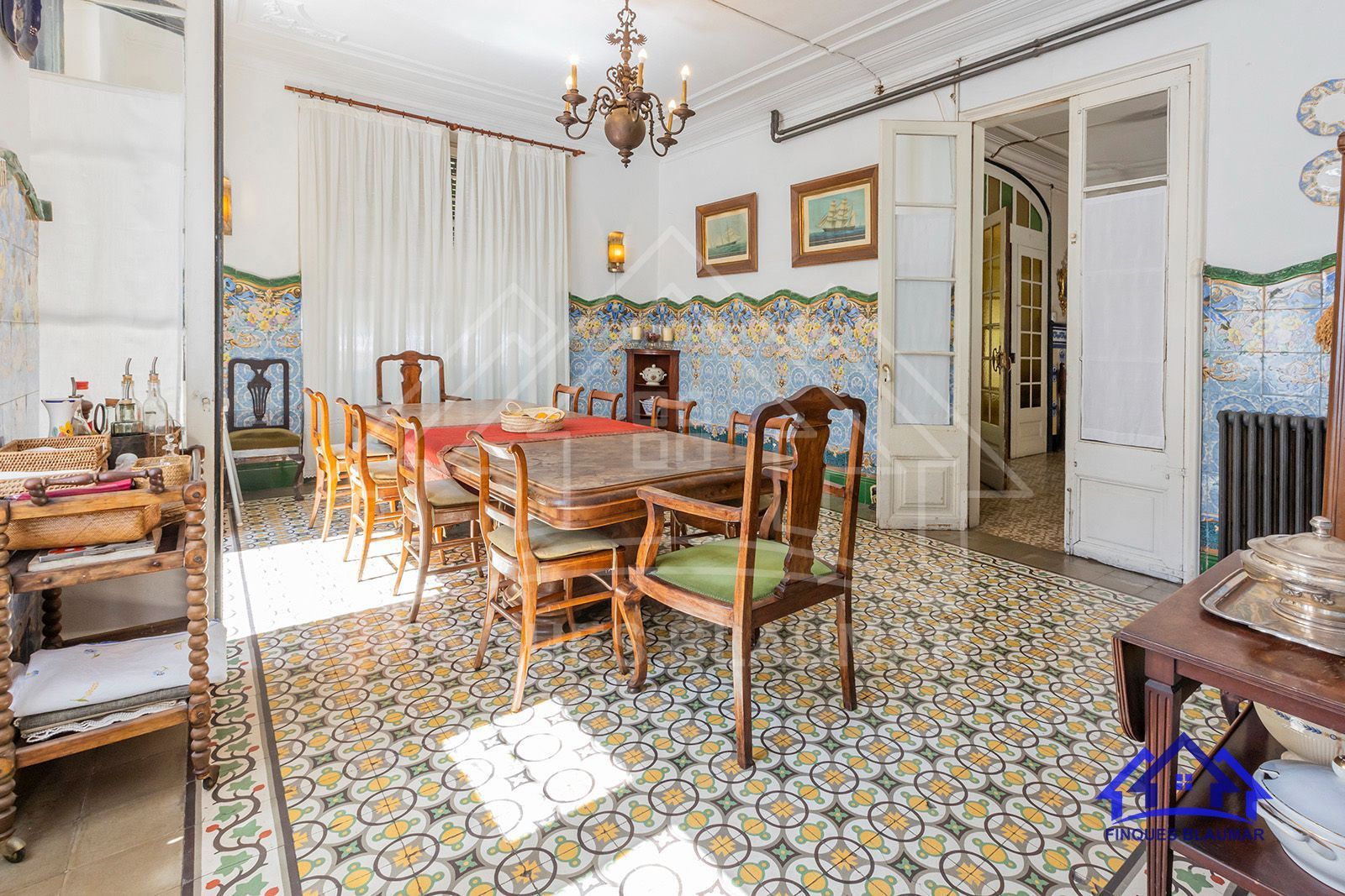 Menjador de Finca rústica en venda en Arenys de Mar amb Calefacció, Terrassa i Traster