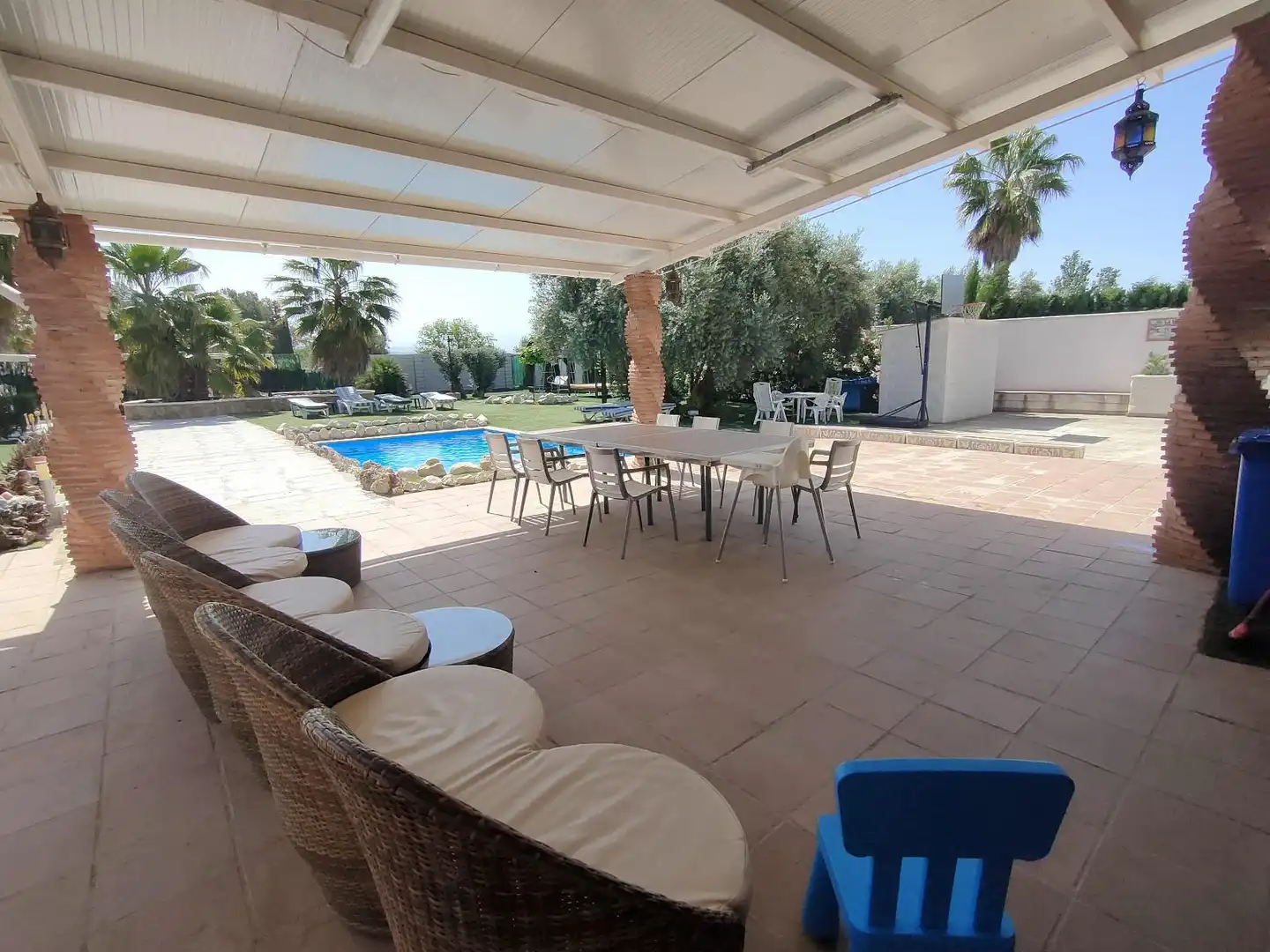 Terrasse von Country house zum Verkauf in Atarfe mit Klimaanlage, Heizung und Privatgarten