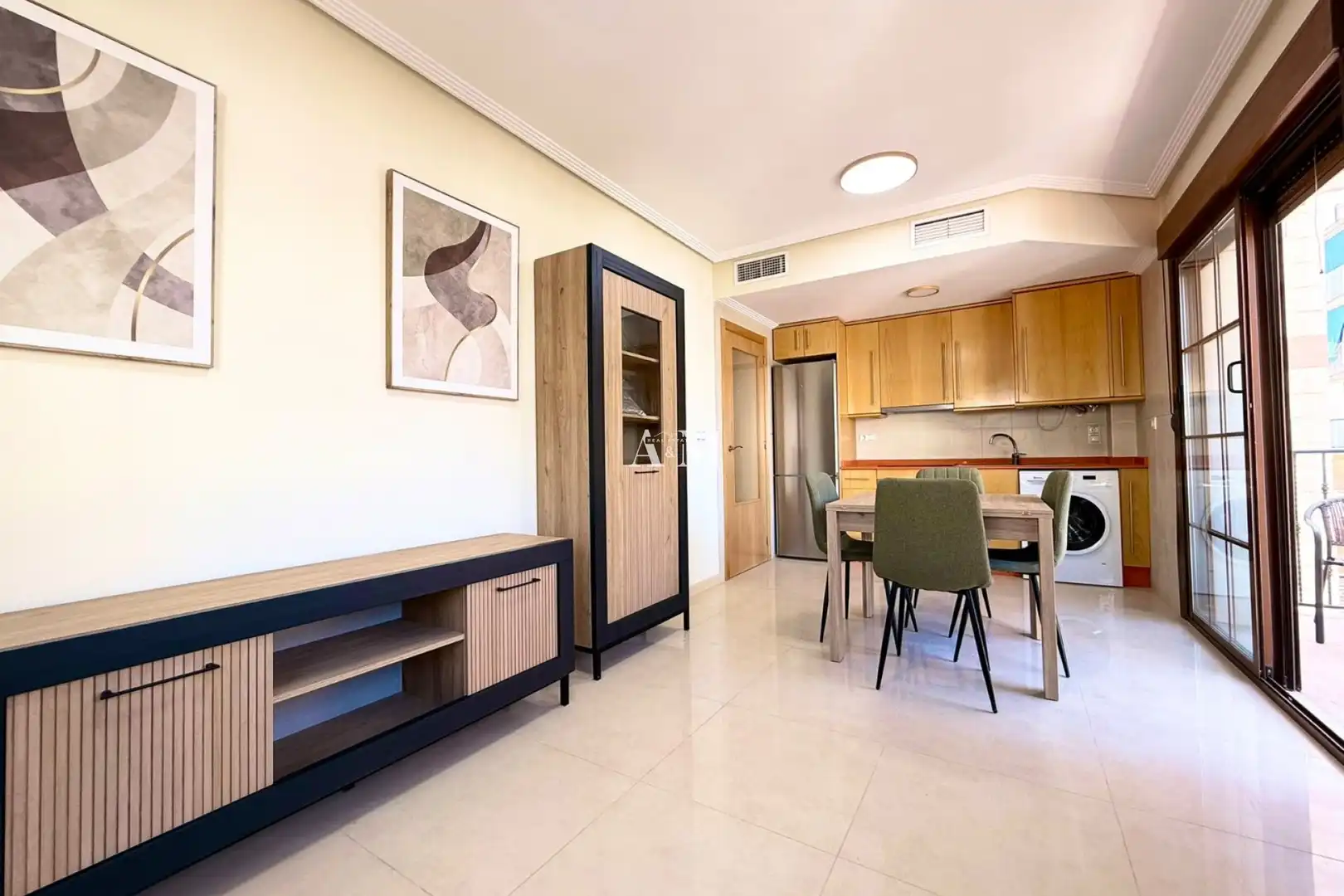 Kitchen of Flat for rent in Almoradí  with Air Conditioner, Heating and Terrace