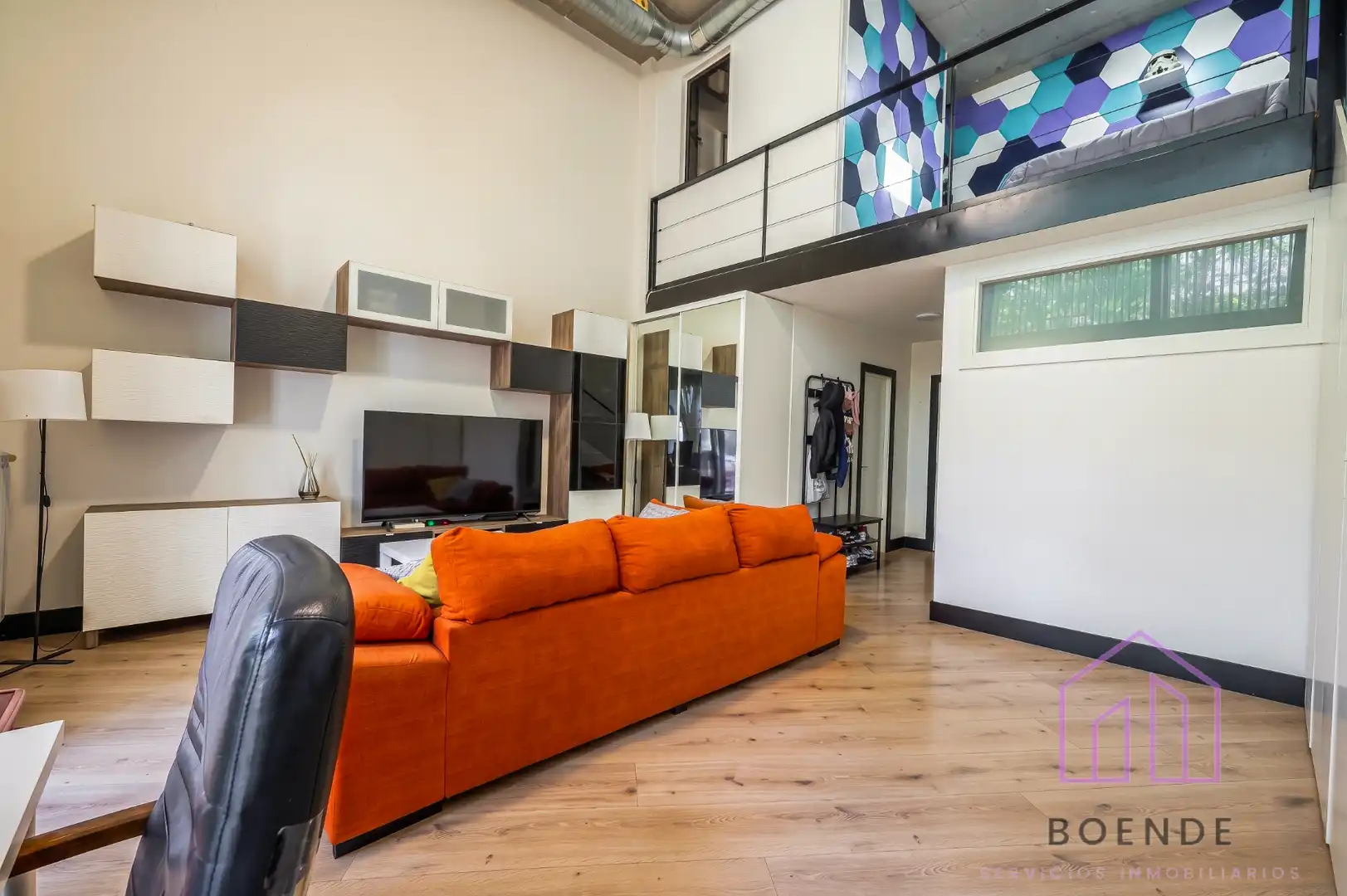 Wohnzimmer von Loft zum Verkauf in Camarma de Esteruelas mit Klimaanlage, Heizung und Terrasse