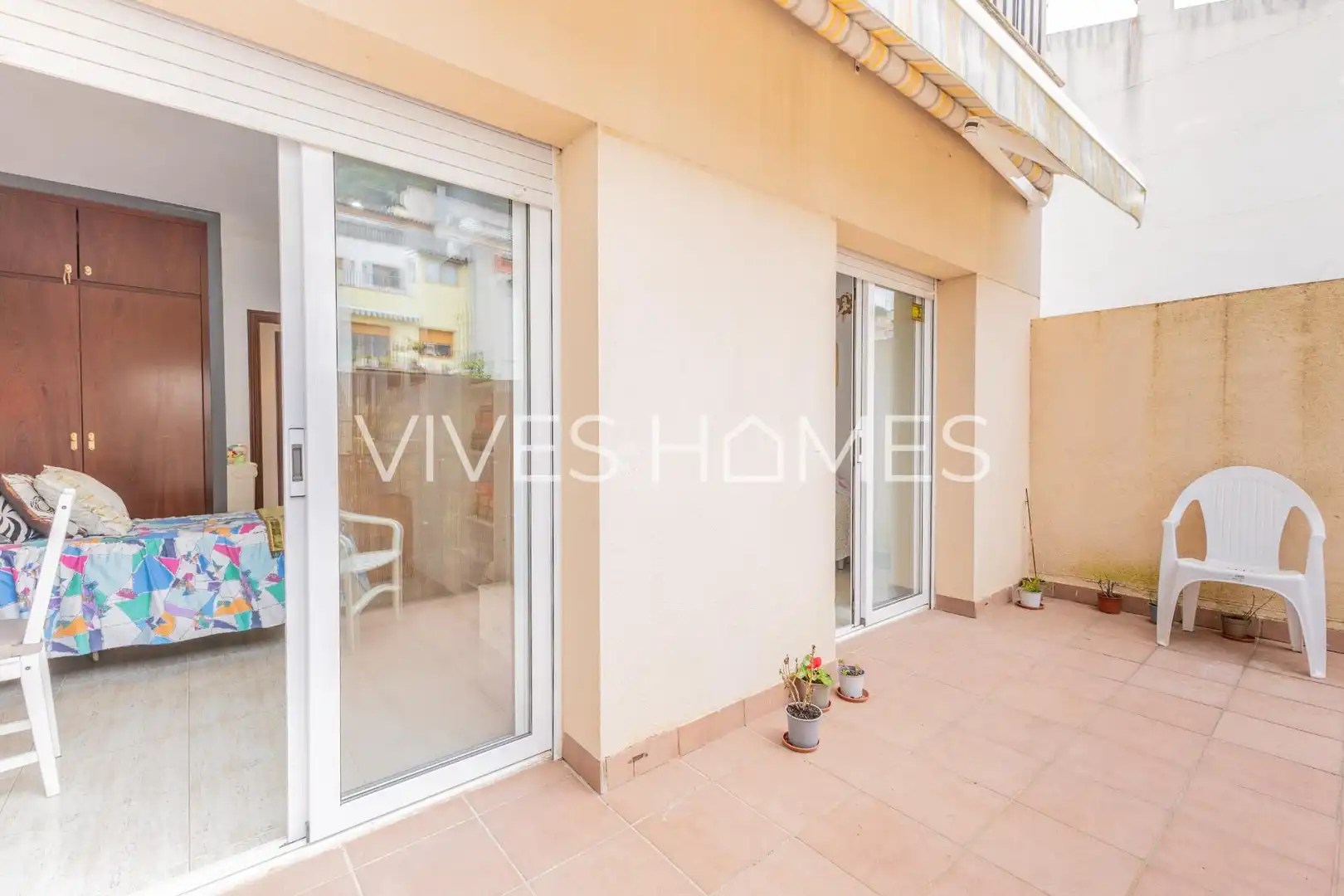 Terrasse von Wohnung zum Verkauf in Sant Andreu de Llavaneres mit Klimaanlage, Heizung und Terrasse