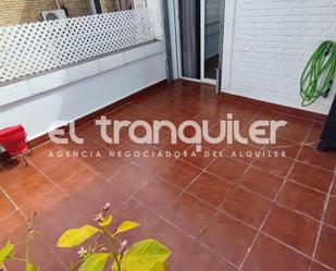 Exterior view of Study to rent in  Madrid Capital  with Air Conditioner, Terrace and Furnished