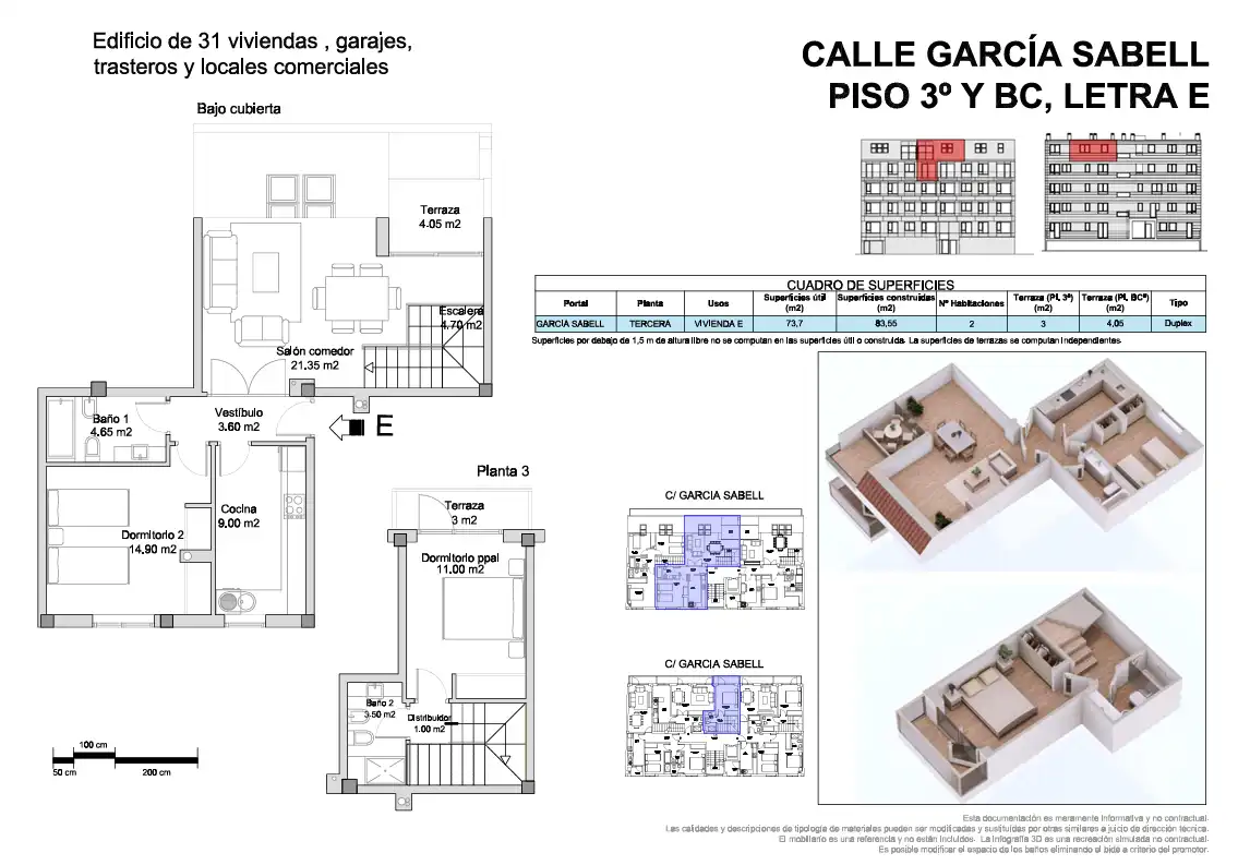 Dúplex d'obra nova amb terrassa en venda a Rúa Reis Magos 23, imagen 6