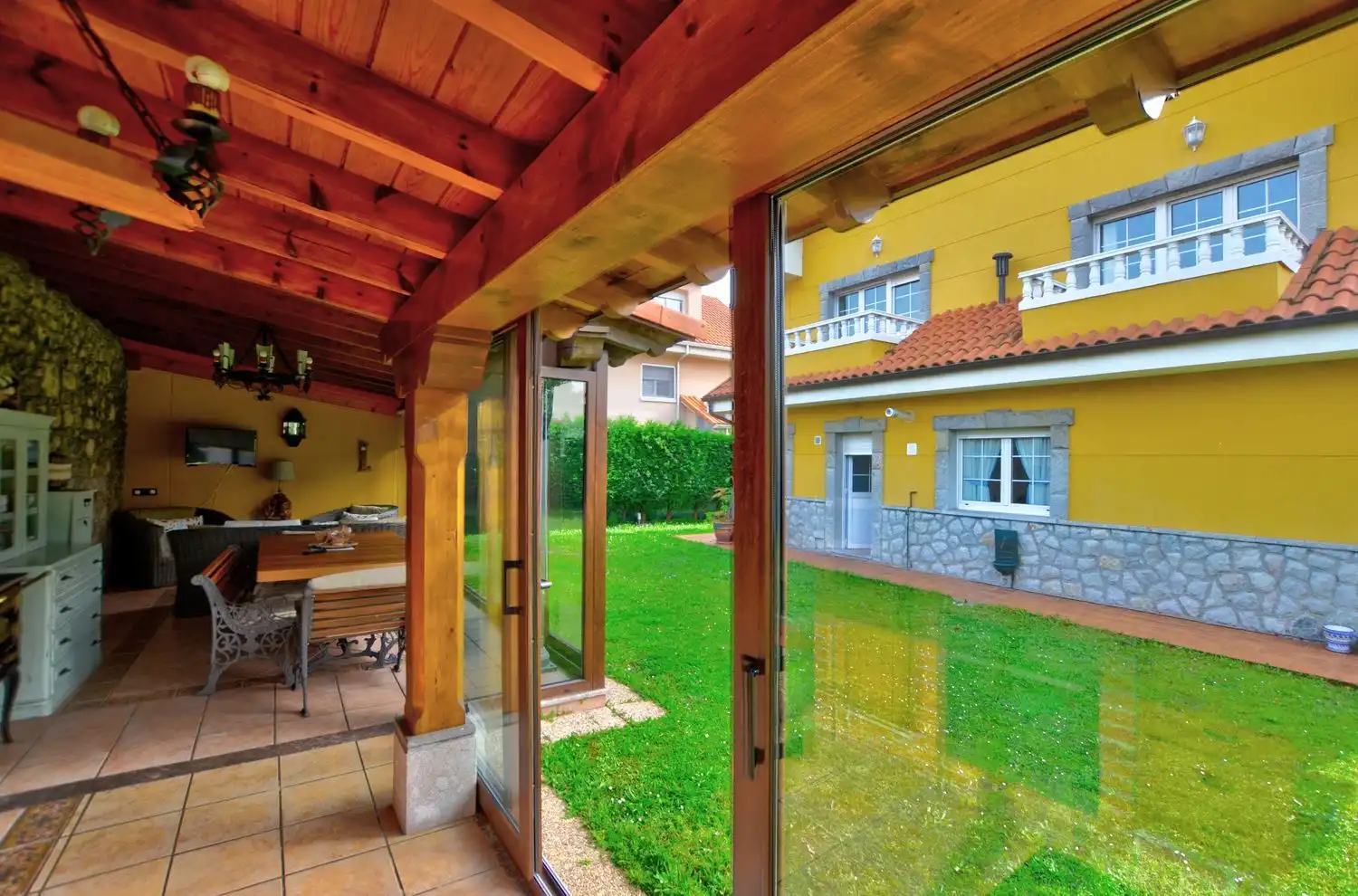Jardín de Casa o chalet en venta en Avilés con Calefacción, Terraza y Trastero