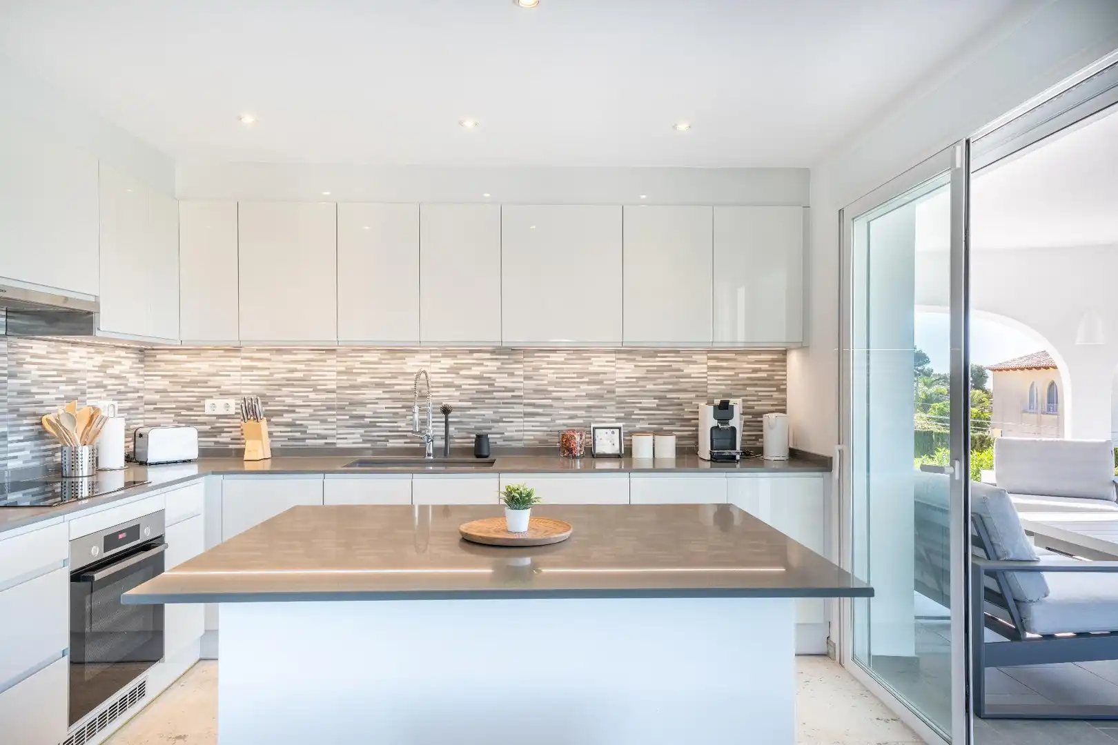 Cocina de Casa o chalet en venta en Jávea / Xàbia con Aire acondicionado, Calefacción y Jardín privado