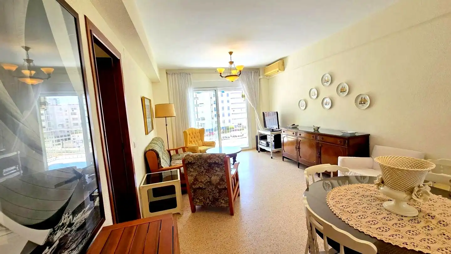Wohnzimmer von Wohnungen zum Verkauf in Gandia mit Klimaanlage, Terrasse und Möbliert
