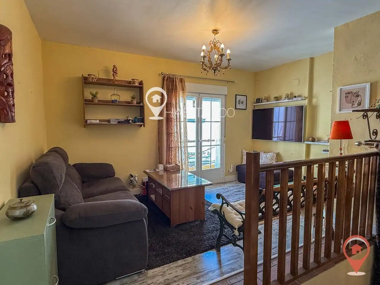 Sala de estar de Casa o chalet en venta en Cañaveras con Aire acondicionado, Calefacción y Terraza