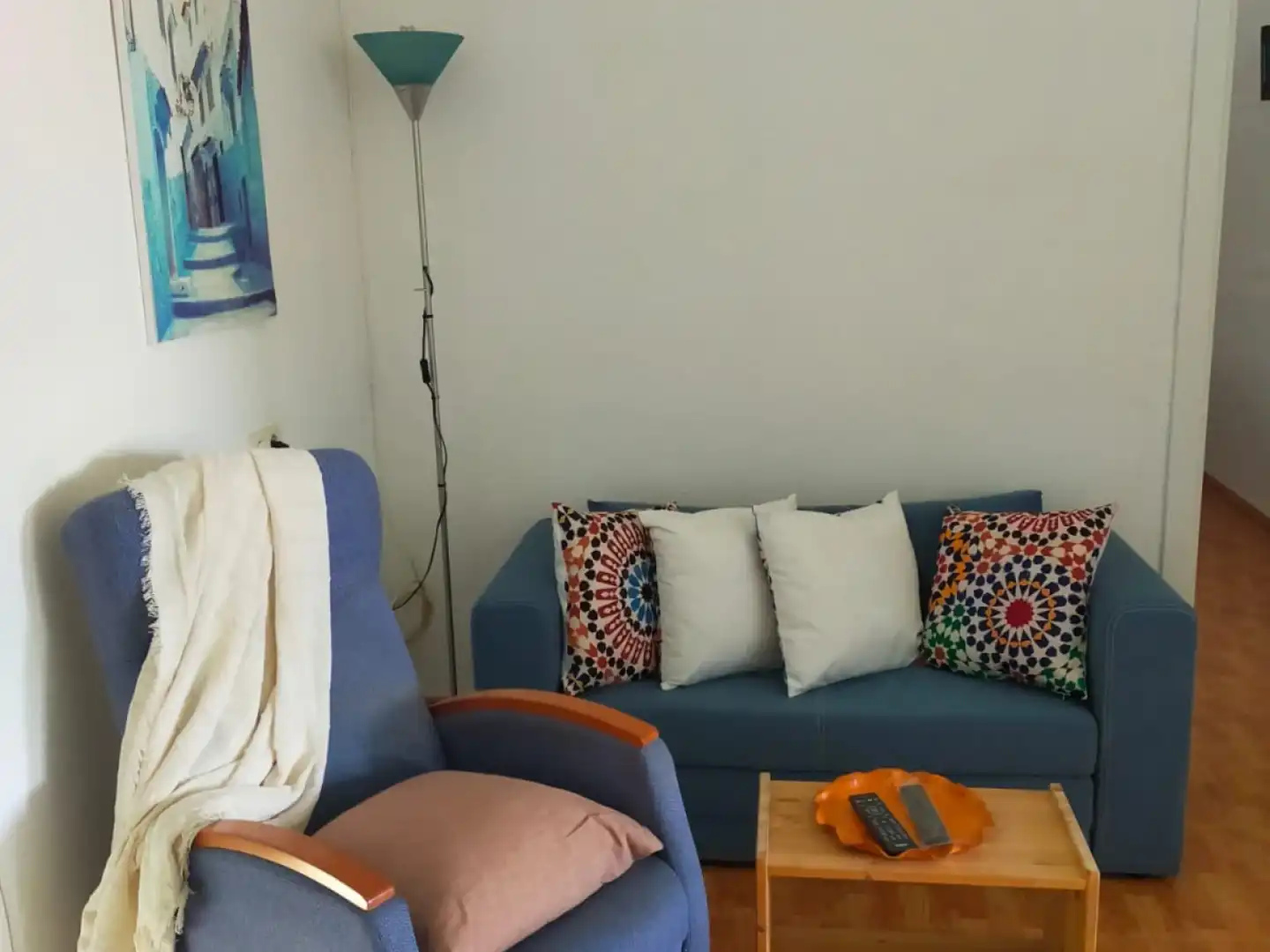 Living room of Flat for rent in Málaga  with Furnished, Washing machine and Microwave