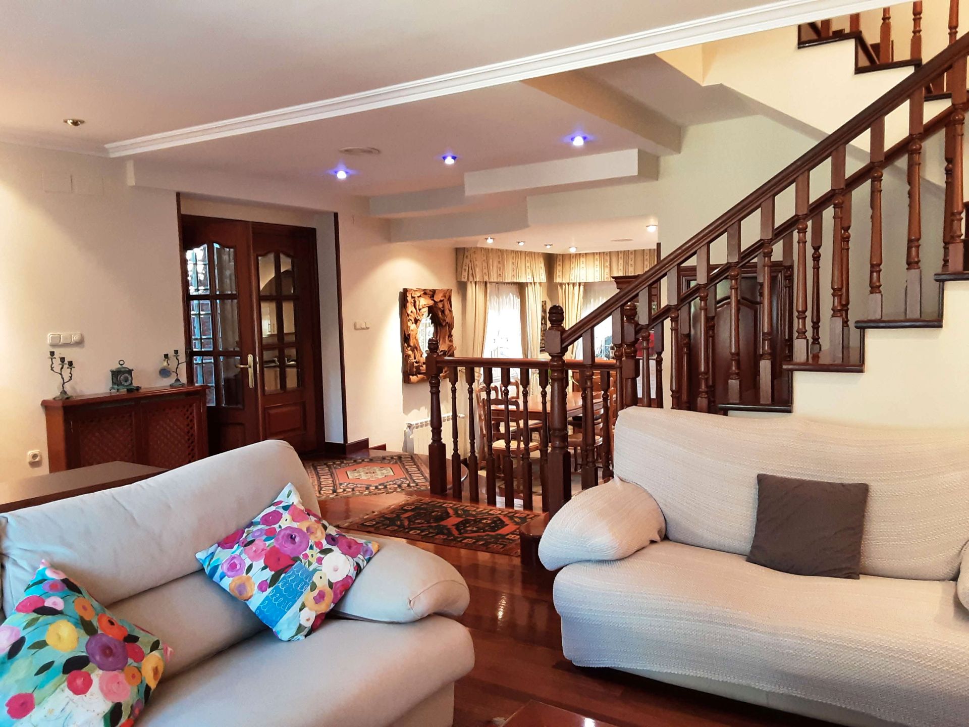 Living room of Single-family semi-detached for sale in Laudio / Llodio  with Heating, Private garden and Balcony