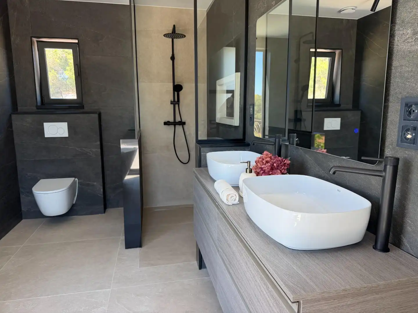 Bathroom of Houses for sale in Jávea / Xàbia  with Air Conditioner, Private garden and Terrace