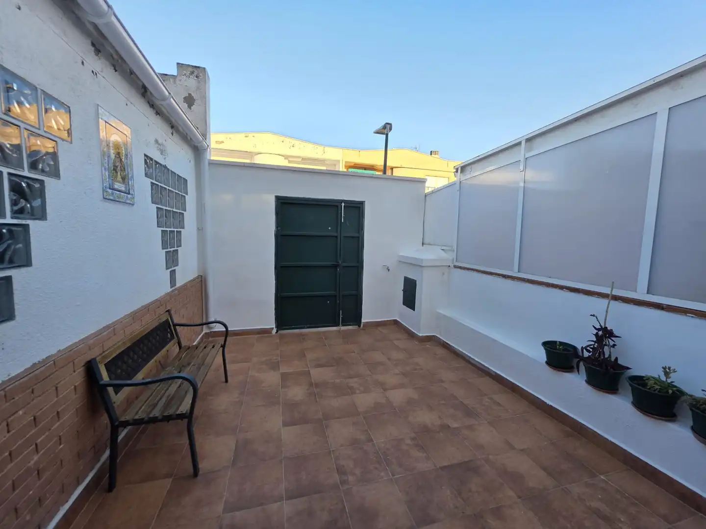 Terraza de Casa adosada en venta en Ciudad Real con Calefacción, Jardín privado y Piscina