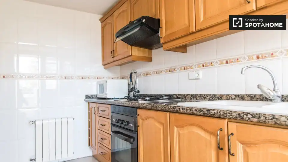 Kitchen of Flat for rent in Valencia  with Air Conditioner, Heating and Furnished