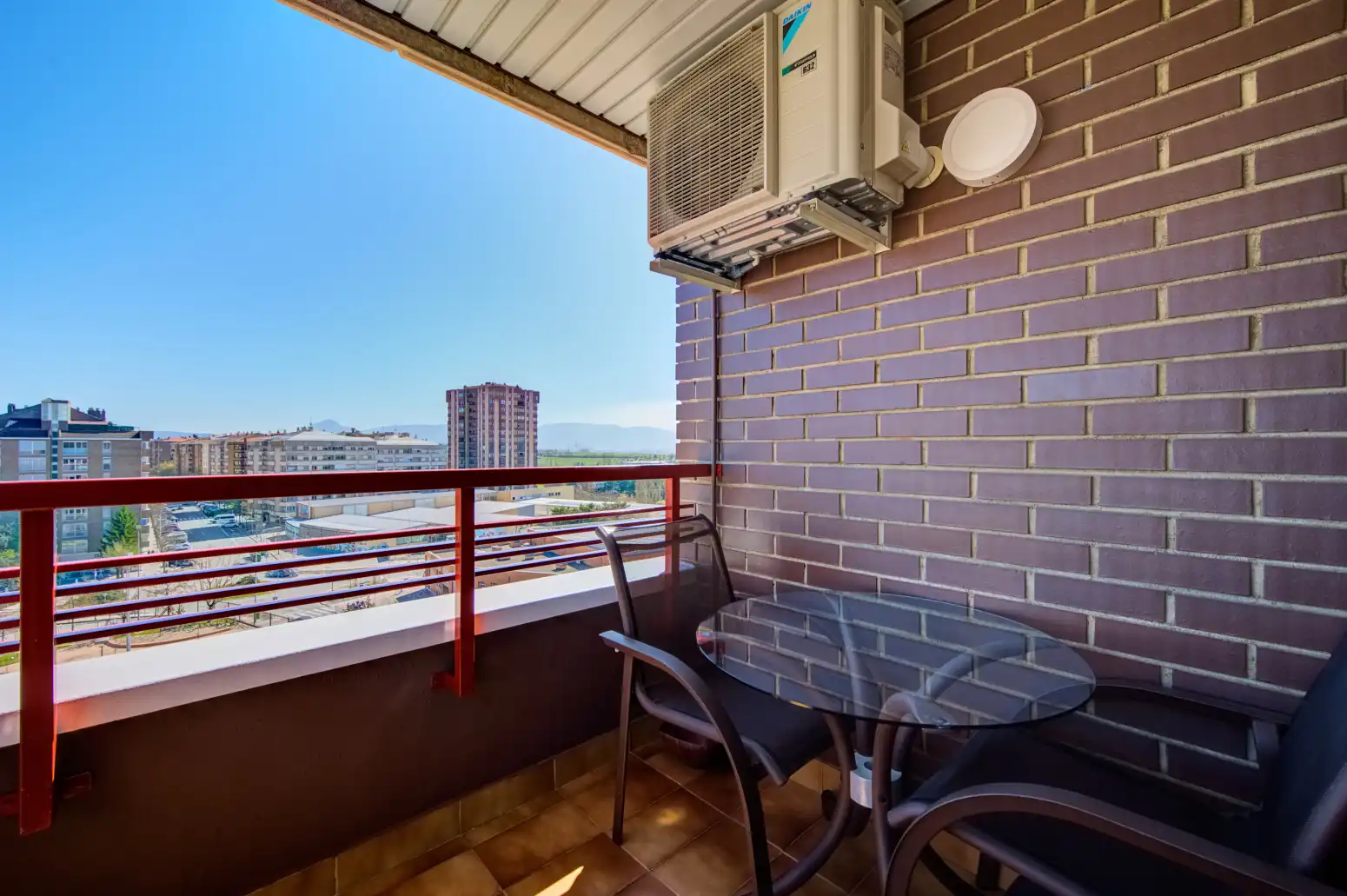 Balcony of Flat for sale in  Pamplona / Iruña  with Air Conditioner, Heating and Parquet flooring