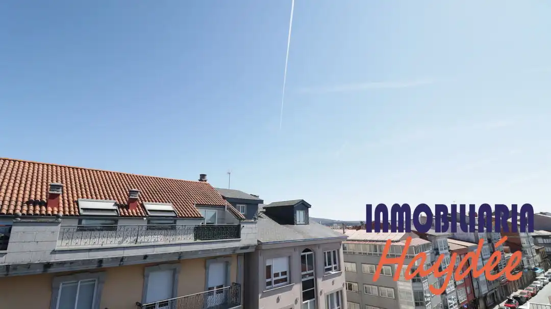 Vista exterior de Piso en venta en Melide con Calefacción, Trastero y Amueblado