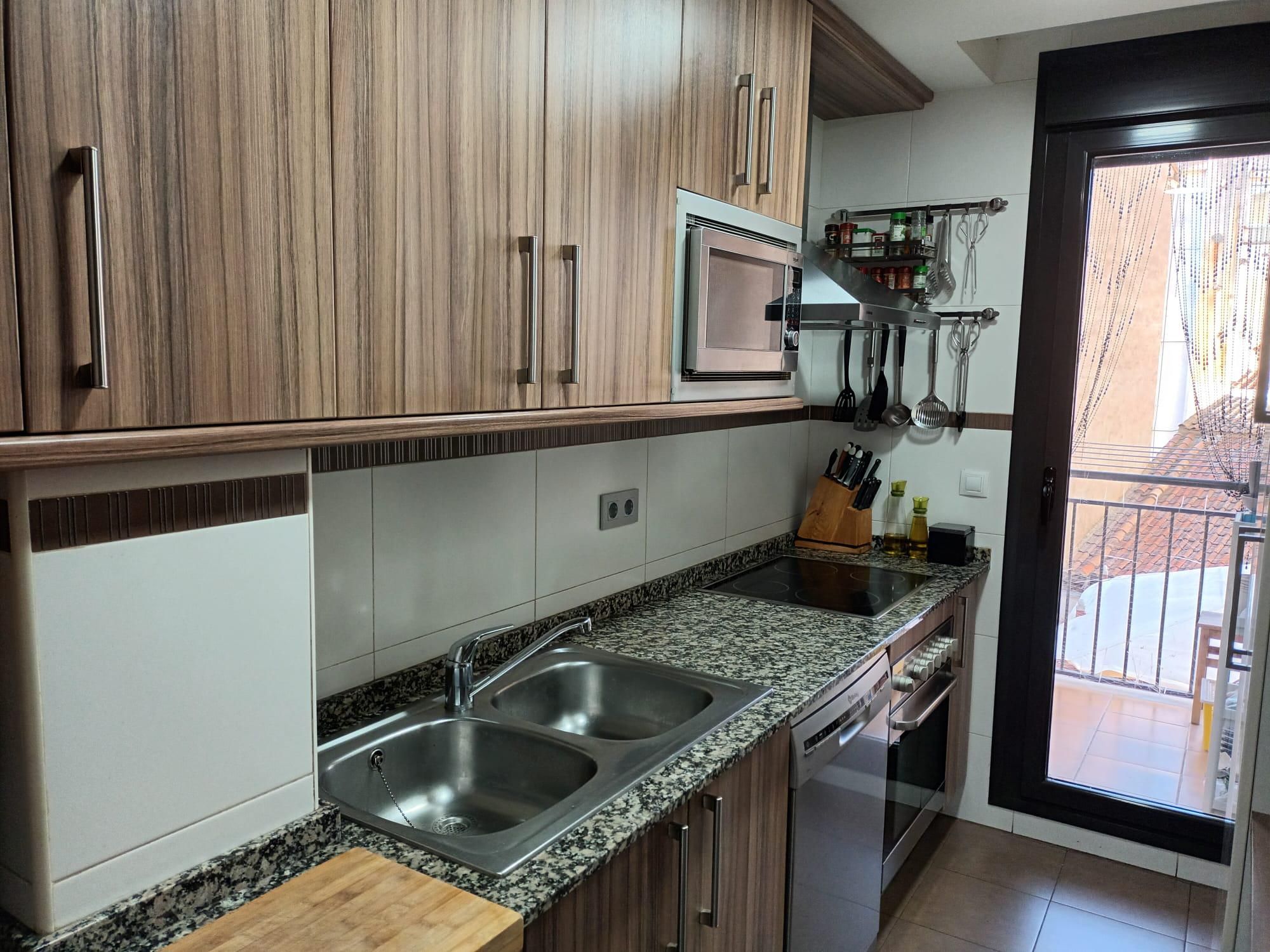Kitchen of Flat for sale in Monzón  with Heating and Balcony