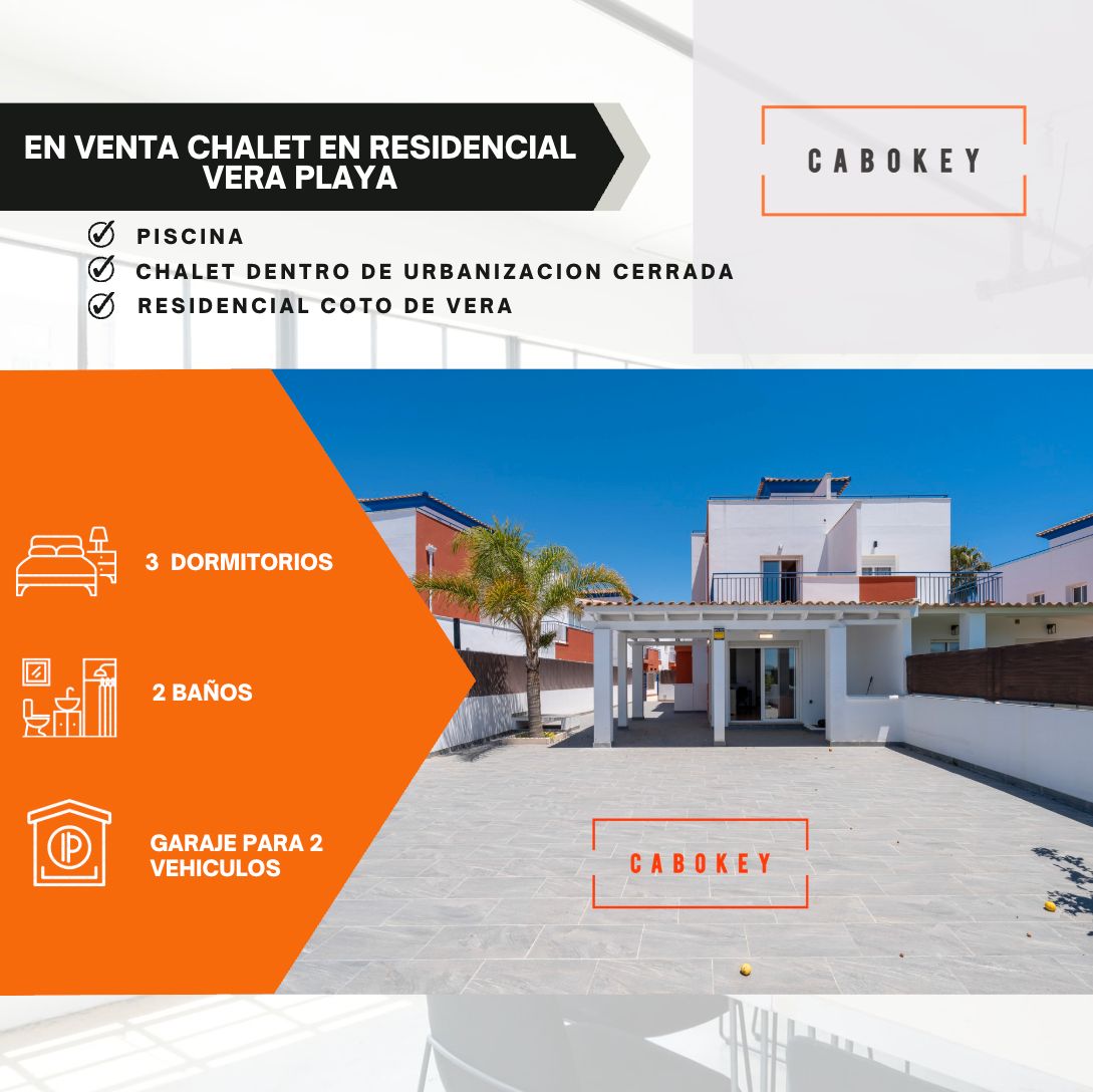 Exterior view of House or chalet for sale in Vera  with Air Conditioner, Heating and Private garden