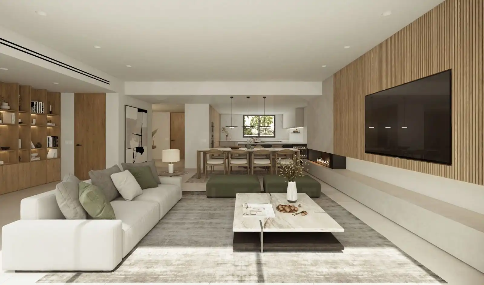 Sala de estar de Casa adosada en venta en Alcúdia con Aire acondicionado, Calefacción y Terraza