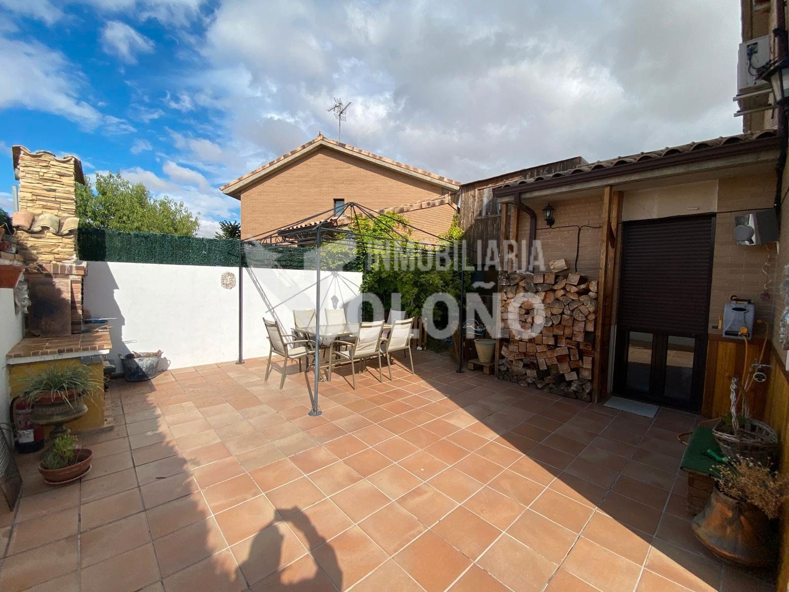 Terrace of Single-family semi-detached for sale in Cuzcurrita de Río Tirón  with Air Conditioner, Heating and Parquet flooring