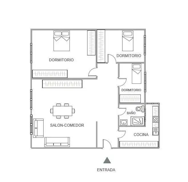 Flat for sale in Albacete  with Air Conditioner, Heating and Furnished