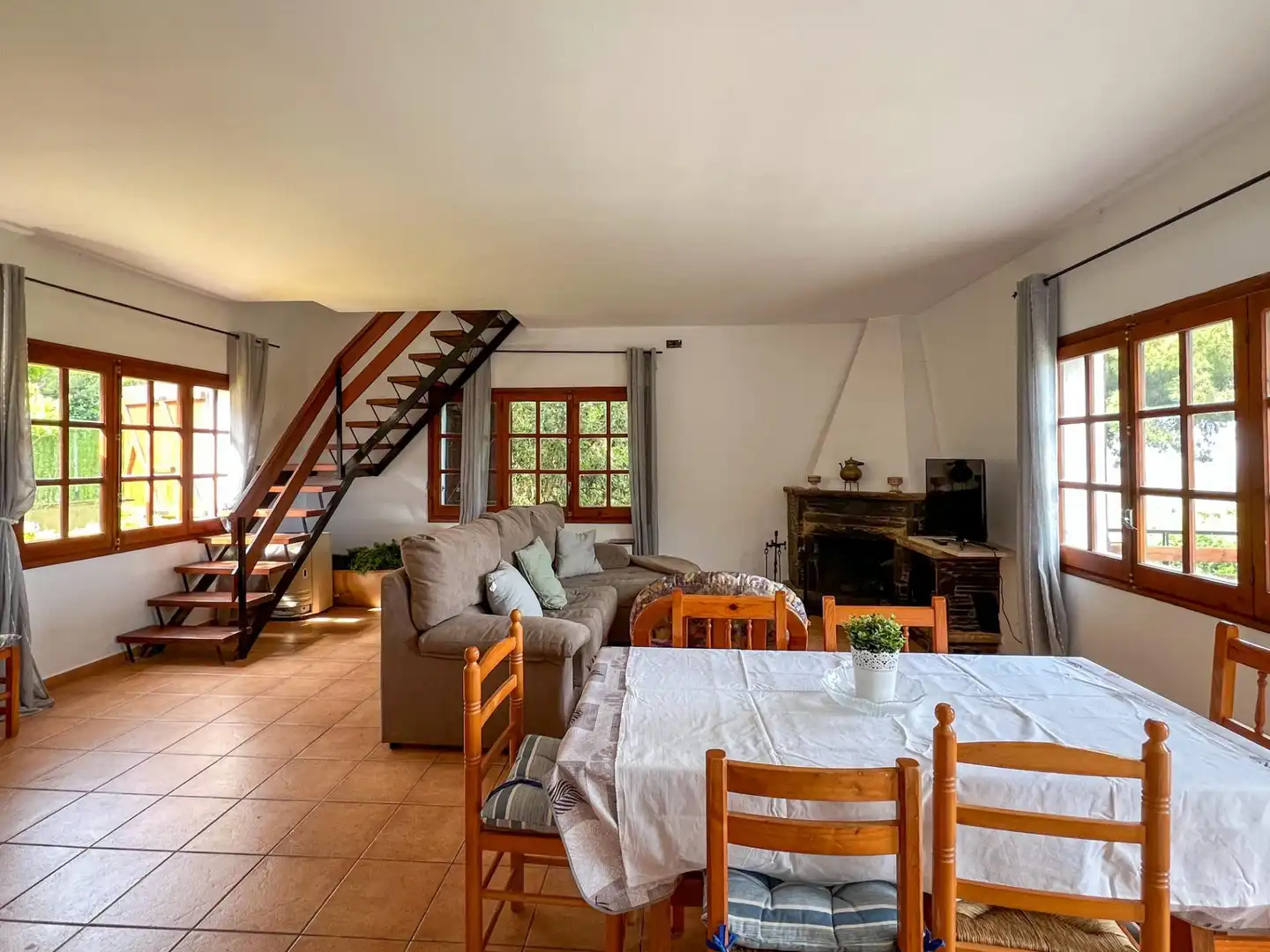 Comedor de Casa o chalet en venta en Vallgorguina con Calefacción, Jardín privado y Terraza