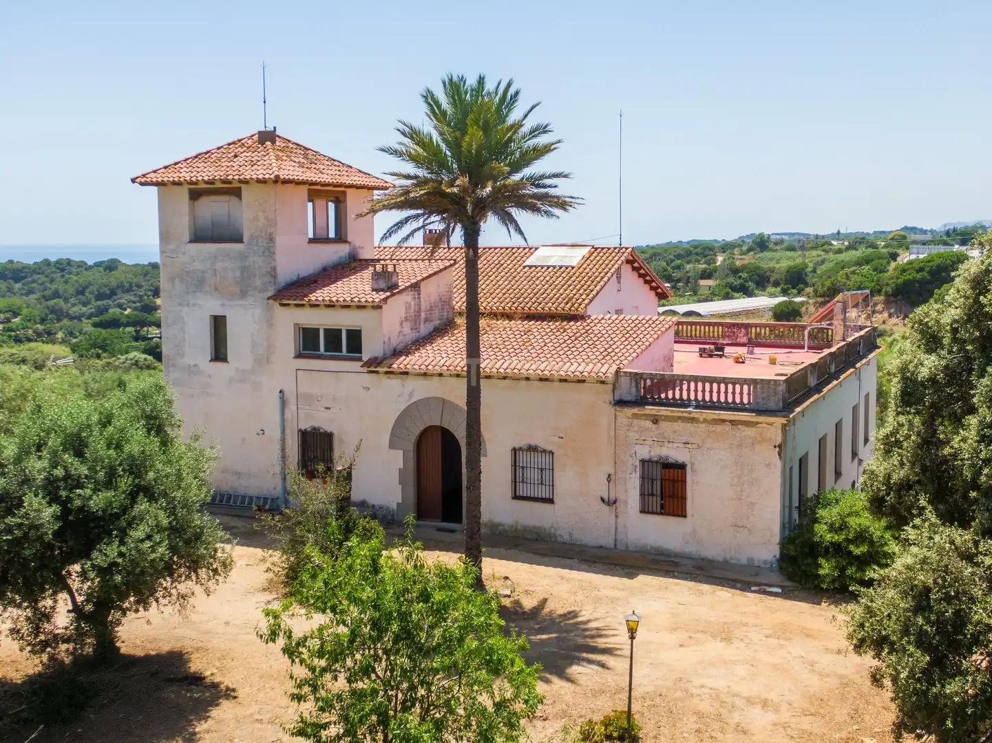 Vista exterior de Finca rústica en venta en Arenys de Mar con Jardín privado