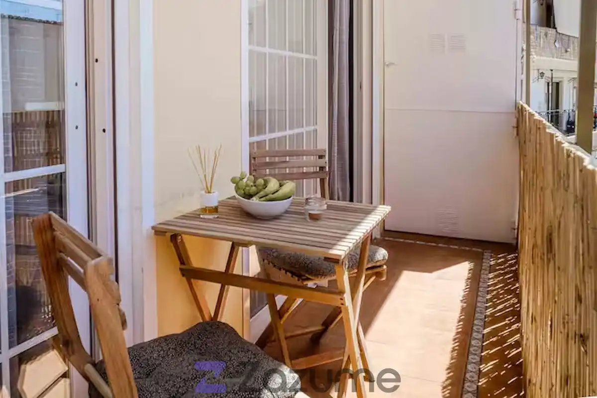 Terraza de Apartamento de alquiler en Jávea / Xàbia con Aire acondicionado, Amueblado y Horno