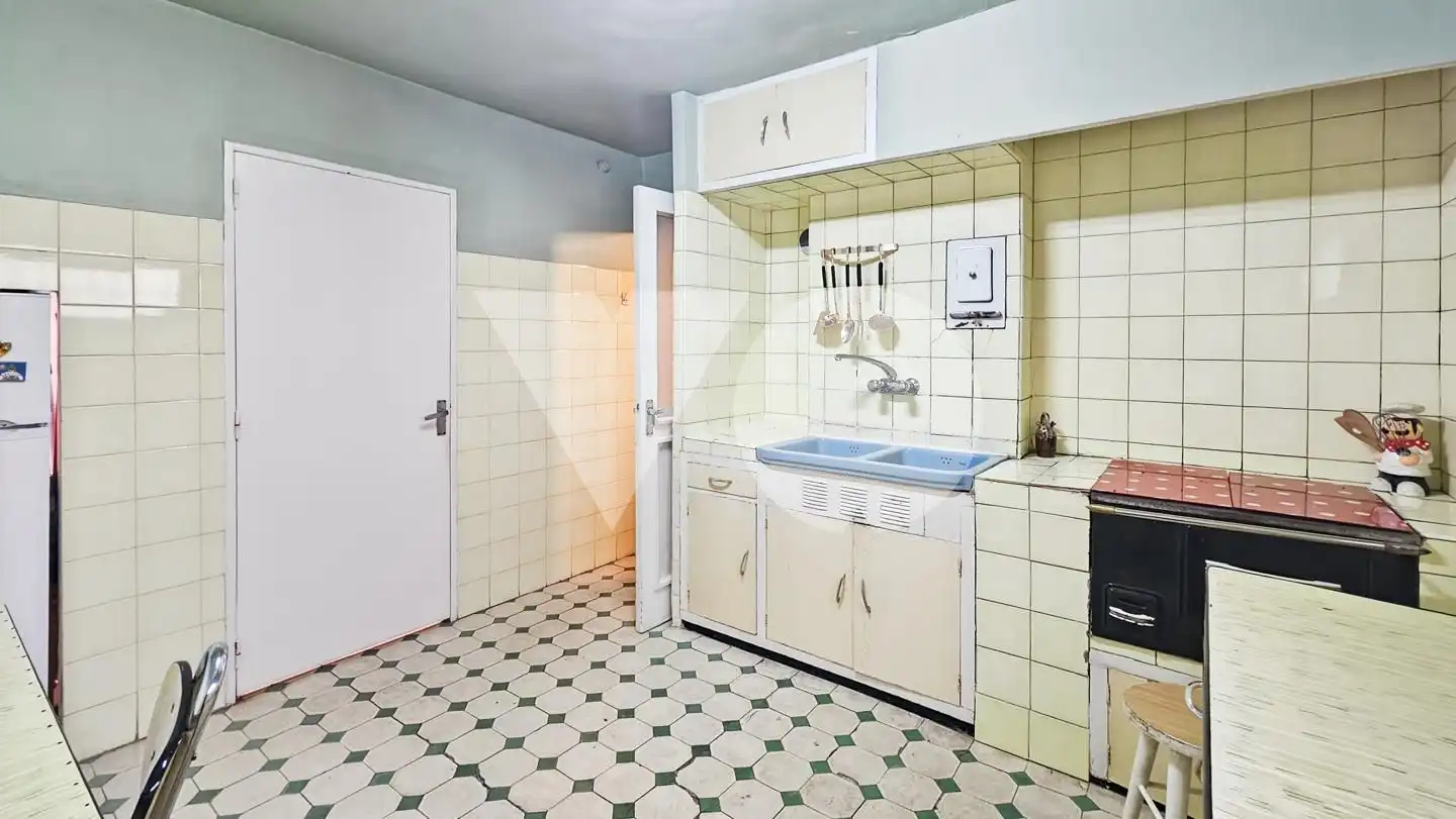 Cocina de Casa adosada en venta en Madrid con Aire acondicionado, Jardín privado y Terraza