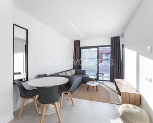 Living room of Apartment to rent in  Barcelona Capital  with Air Conditioner, Heating and Terrace