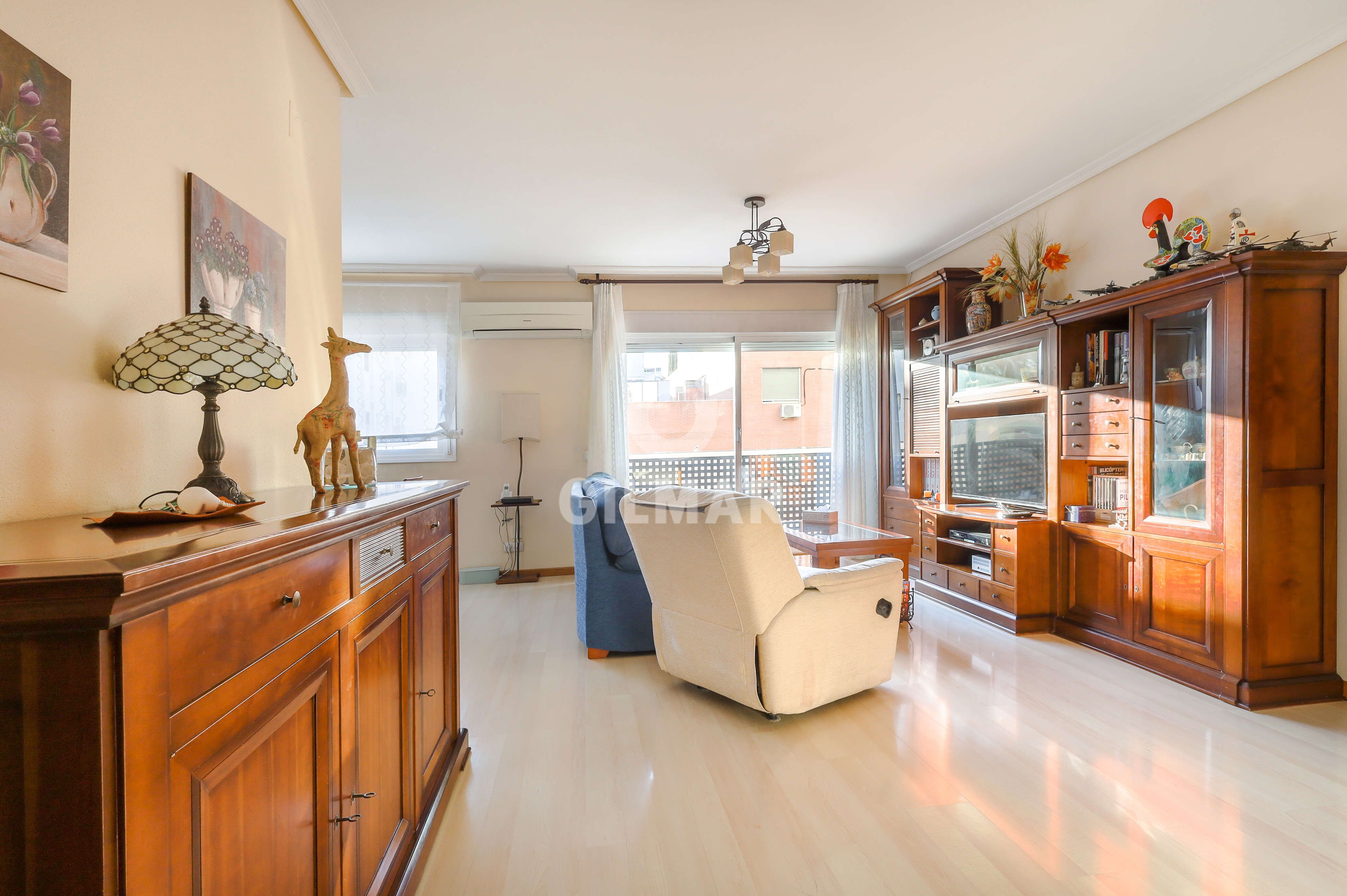 Living room of Flat for sale in  Madrid Capital  with Heating and Storage room