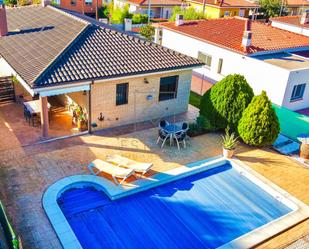 Piscina de Casa o xalet en venda en Caldes de Malavella amb Calefacció, Jardí privat i Terrassa