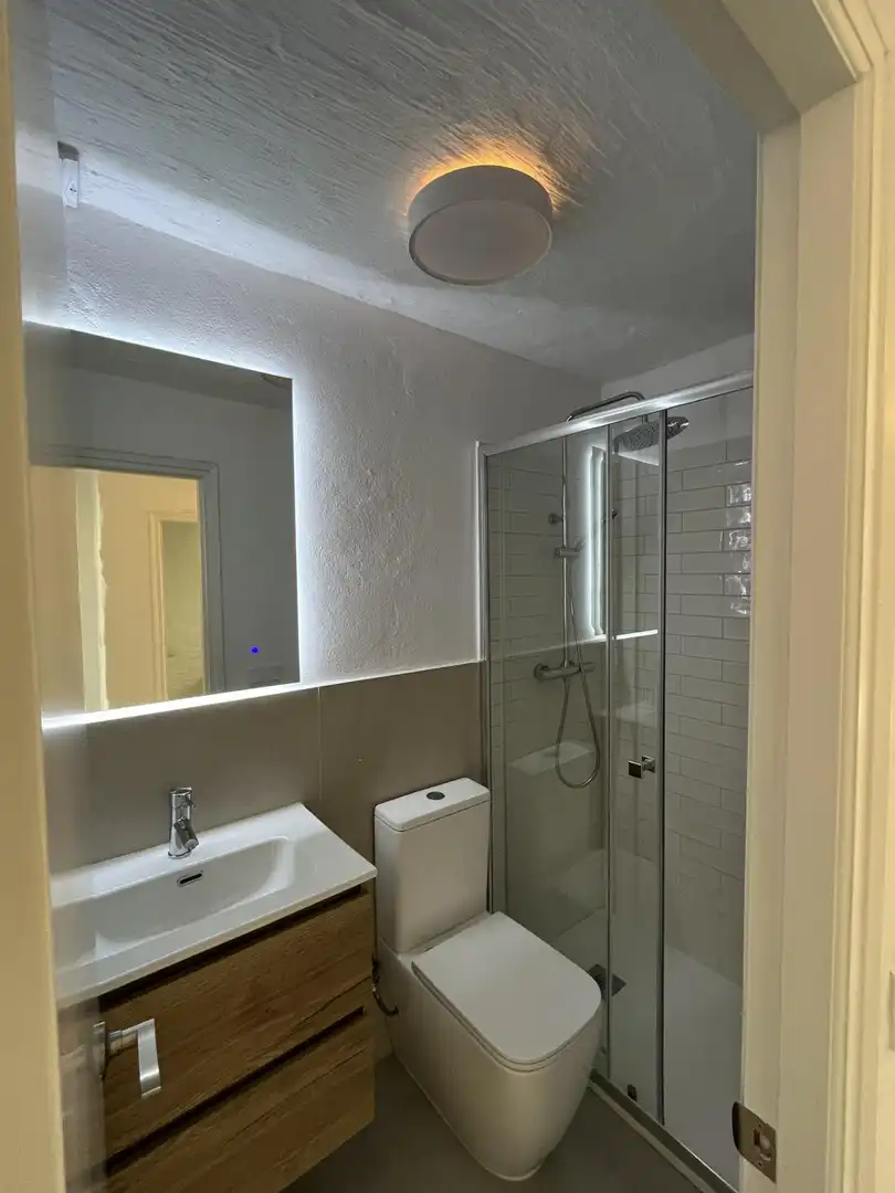 Baño de Apartamento en venta en Sant Lluís con Jardín privado