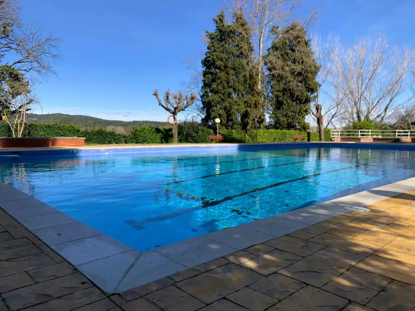 Schwimmbecken von Wohnung zum Verkauf in Hostalric mit Heizung, Terrasse und Balkon