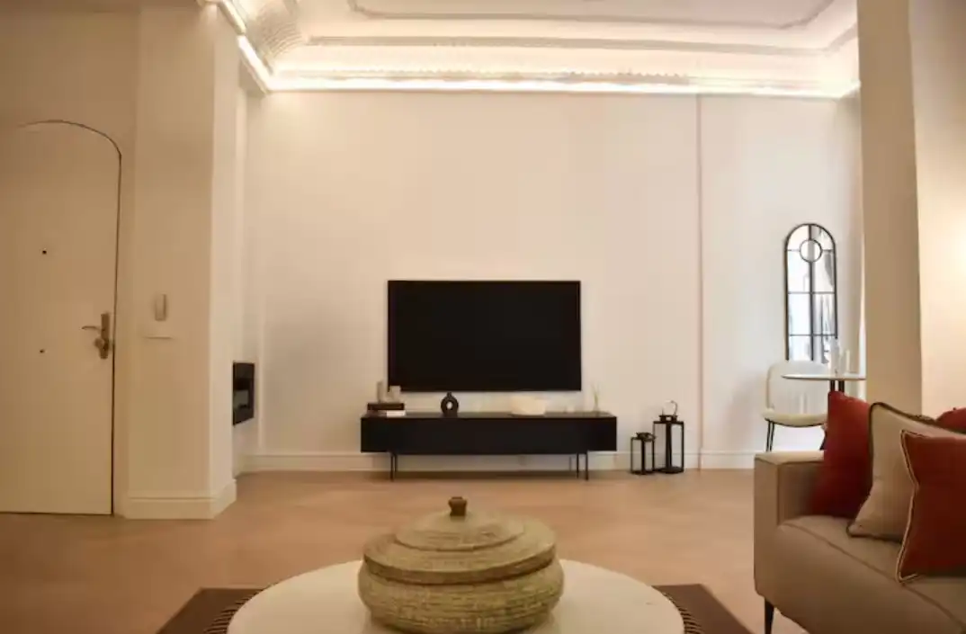 Sala d'estar de Apartament de lloguer en Valencia amb Aire condicionat, Calefacció i Parquet