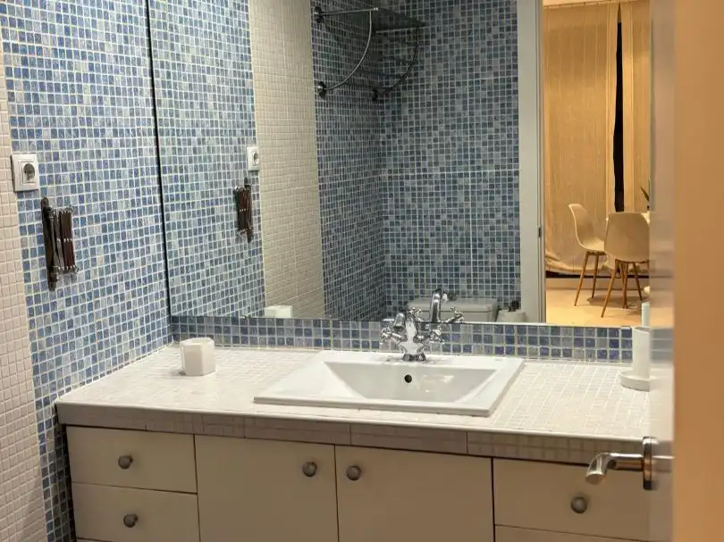 Bany de Apartament de lloguer en Aranjuez amb Calefacció i Moblat