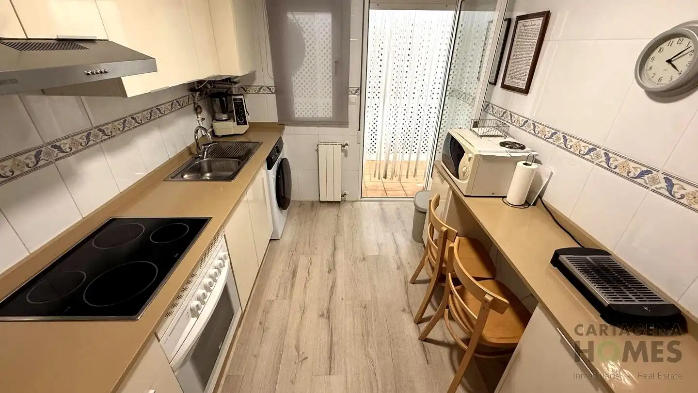 Kitchen of Ground floor for sale in Cartagena  with Air Conditioner, Private garden and Terrace