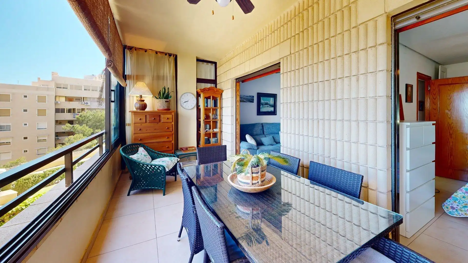 Terrassa de Apartament de lloguer en Elche / Elx amb Calefacció, Jardí privat i Terrassa